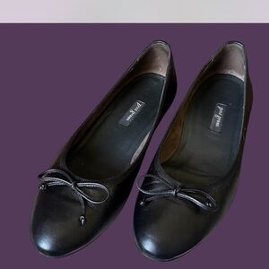Black Ballet Flats by Paul Green